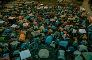 99% of Ethnic Armenians Flee Nagorno-Karabakh Ethnic Armenian refugees crowd a road as they flee Nagorno-Karabakh in September 2023, carrying belongings and children.