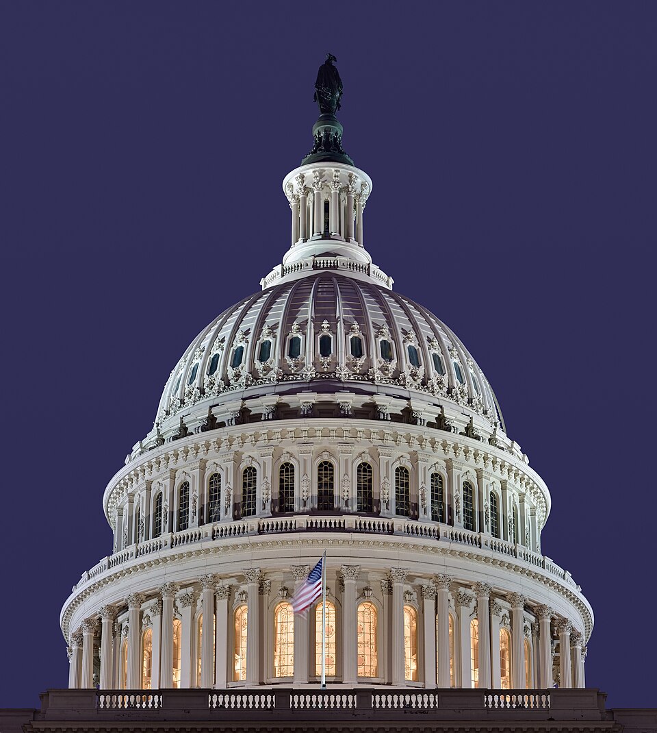 Congress Votes to Suspend Russia Trade Status, Ban Oil US Capitol building with lawmakers voting on legislation to suspend trade relations with Russia and ban oil imports.