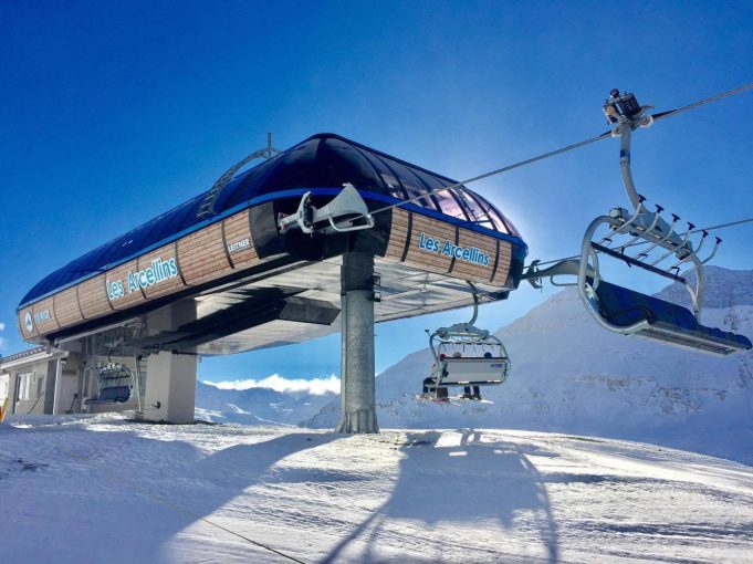 Ski Lift Accident on Mount Elbrus in Russia Kills Two Injures Nine Rescuers at Mount Elbrus base examine a stopped ski lift cabin after the fatal cable failure.