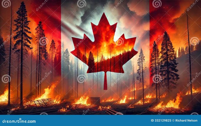 Forest Fire Scene Forest Fire Scene