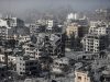 Casualties of the Gaza war Gaza Skyline With Damaged Buildings