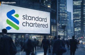 Standard Chartered Hit With $1.1B Iran Sanctions Fine Standard Chartered headquarters signage as regulators announce $1.1 billion sanctions penalty