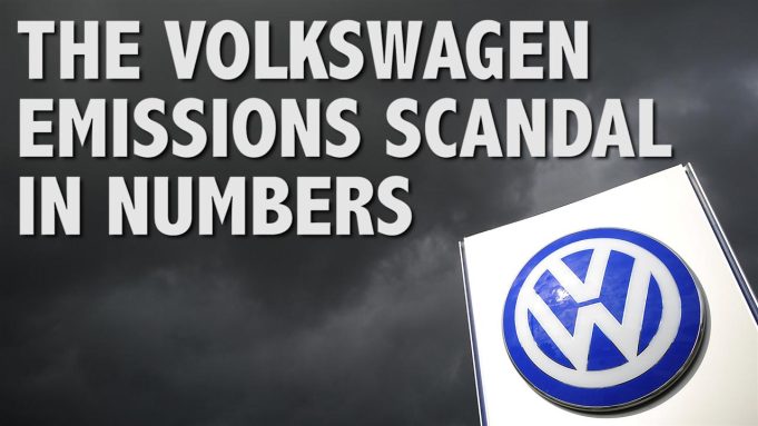 Volkswagen Dieselgate Emissions Scandal Fine Volkswagen logo outside factory as executives announce $34.7 billion dieselgate settlement