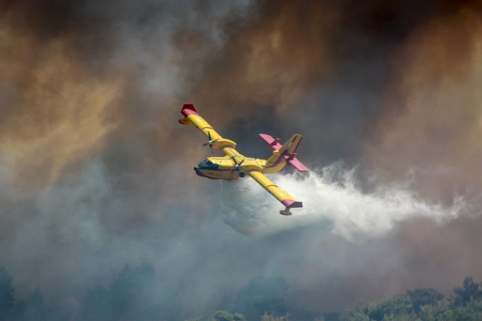 Lassen Volcanic National Park Closure Deals Economic Blow to Local Businesses Smoke billows over Lassen Peak as the Park Fire burns through Lassen National Forest near the closed national park.